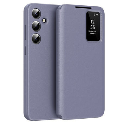 Pouzdro pro Samsung Galaxy S23 FE S711, Techsuit, SmartView, Fialové