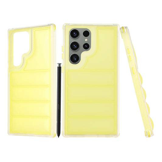 Pouzdro pro Samsung Galaxy S23 FE S711, Techsuit, Wave Shield, Žluté