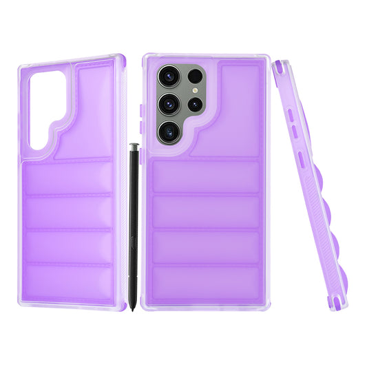 Pouzdro pro Samsung Galaxy S23 FE S711, Techsuit, Wave Shield, Fialové