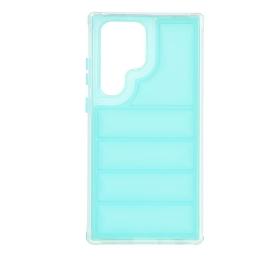 Pouzdro pro Samsung Galaxy S23 FE S711, Techsuit, Wave Shield, Tyrkysové