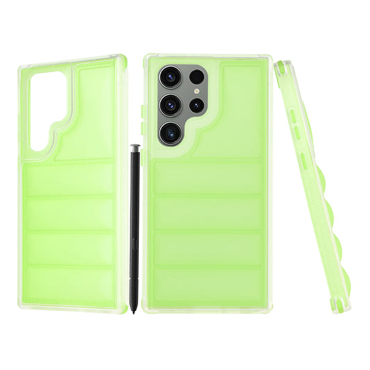 Pouzdro pro Samsung Galaxy S23 FE S711, Techsuit, Wave Shield, Zelené