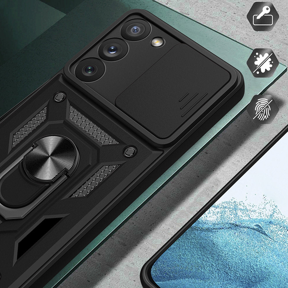 Pouzdro pro Samsung Galaxy S23+ S916, Techsuit, CamShield, Černé
