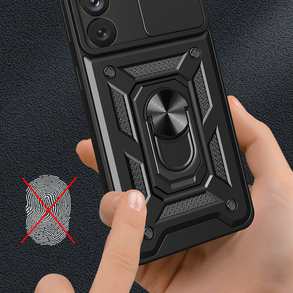 Pouzdro pro Samsung Galaxy S23+ S916, Techsuit, CamShield, Černé