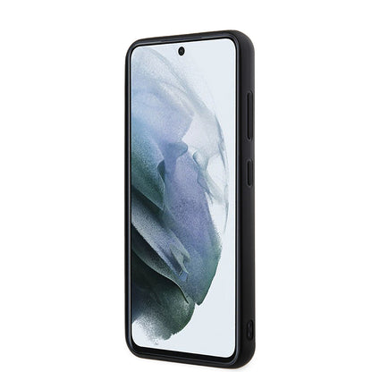 Pouzdro pro Samsung Galaxy S23 S911, Karl Lagerfeld, 3D Rubber Glitter Logo, Černá