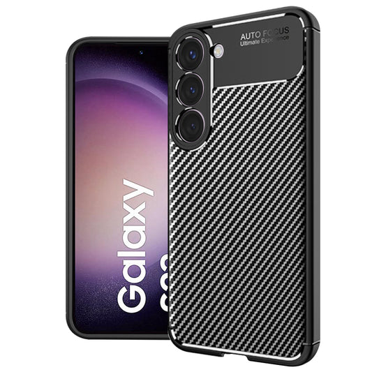 Pouzdro pro Samsung Galaxy S23 S911, Techsuit, CarbonFiber, Černé