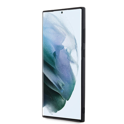 Pouzdro pro Samsung Galaxy S23 Ultra S918, Karl Lagerfeld, 3D Rubber Glitter Logo, Černá