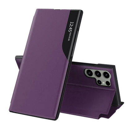 Pouzdro pro Samsung Galaxy S23 Ultra S918, Techsuit, eFold, fialové