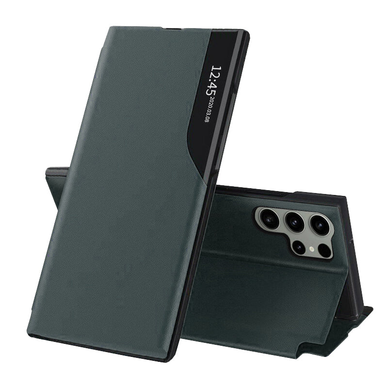 Pouzdro pro Samsung Galaxy S23 Ultra S918, Techsuit, eFold, Zelené