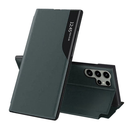 Pouzdro pro Samsung Galaxy S23 Ultra S918, Techsuit, eFold, Zelené