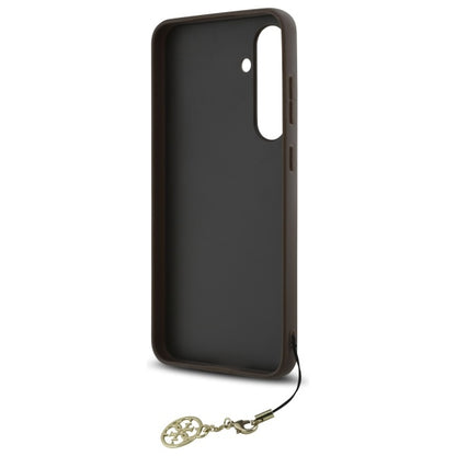 Pouzdro pro Samsung Galaxy S24 FE S721, Guess, 4G Charm, Hnědá