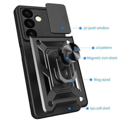 Case for Samsung Galaxy S24 FE S721, Techsuit, CamShield, Blue