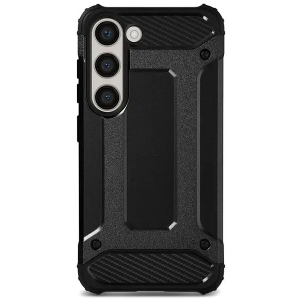 Pouzdro pro Samsung Galaxy S24 FE S721, Techsuit, Hybrid Armor, Černé