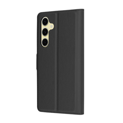 Case for Samsung Galaxy S24 FE S721, Techsuit, Leather Folio, Black