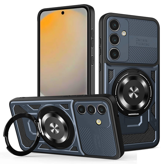 Pouzdro pro Samsung Galaxy S24 FE S721, Techsuit, RuggedCam, Modré