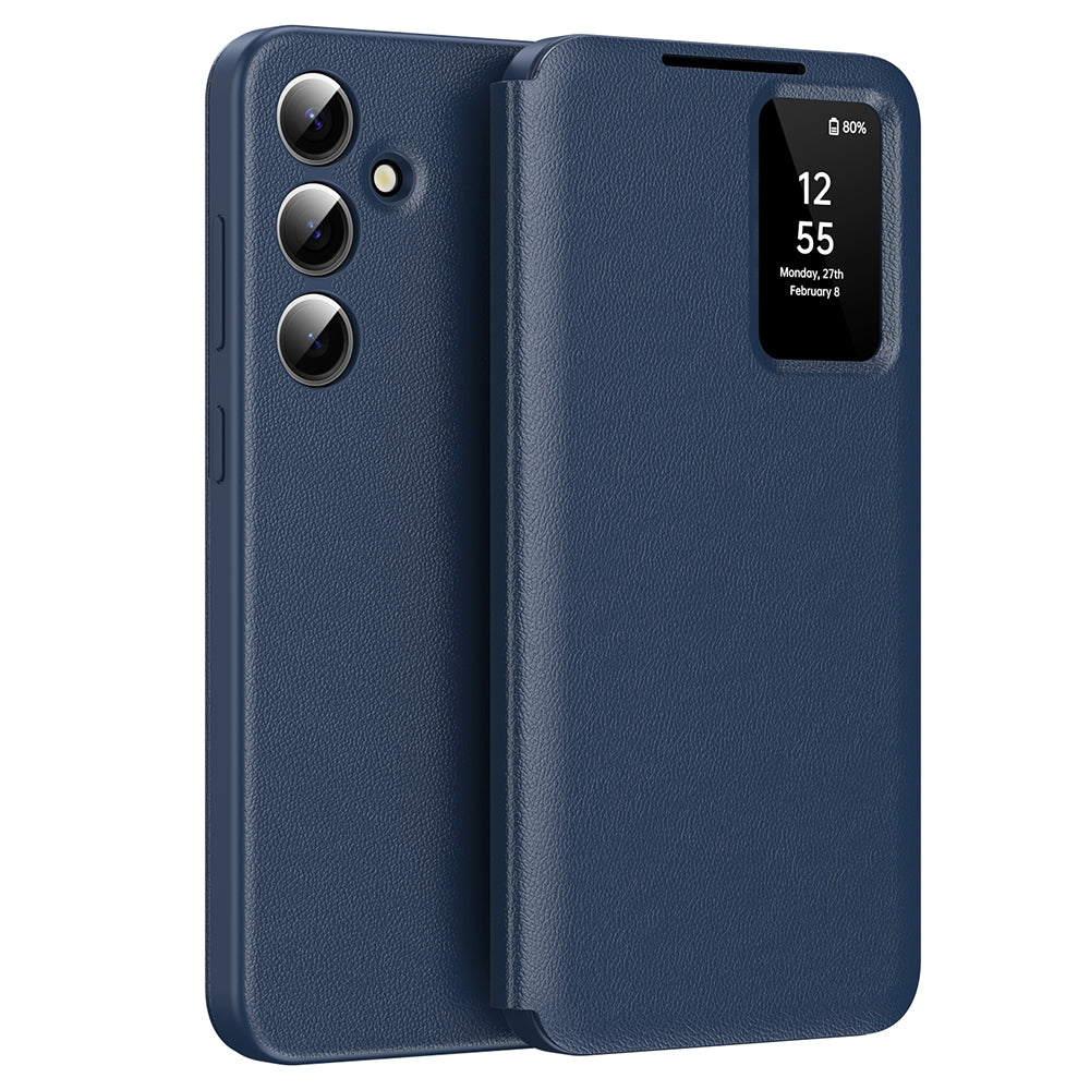 Pouzdro pro Samsung Galaxy S24 FE S721, Techsuit, SmartView, Modré
