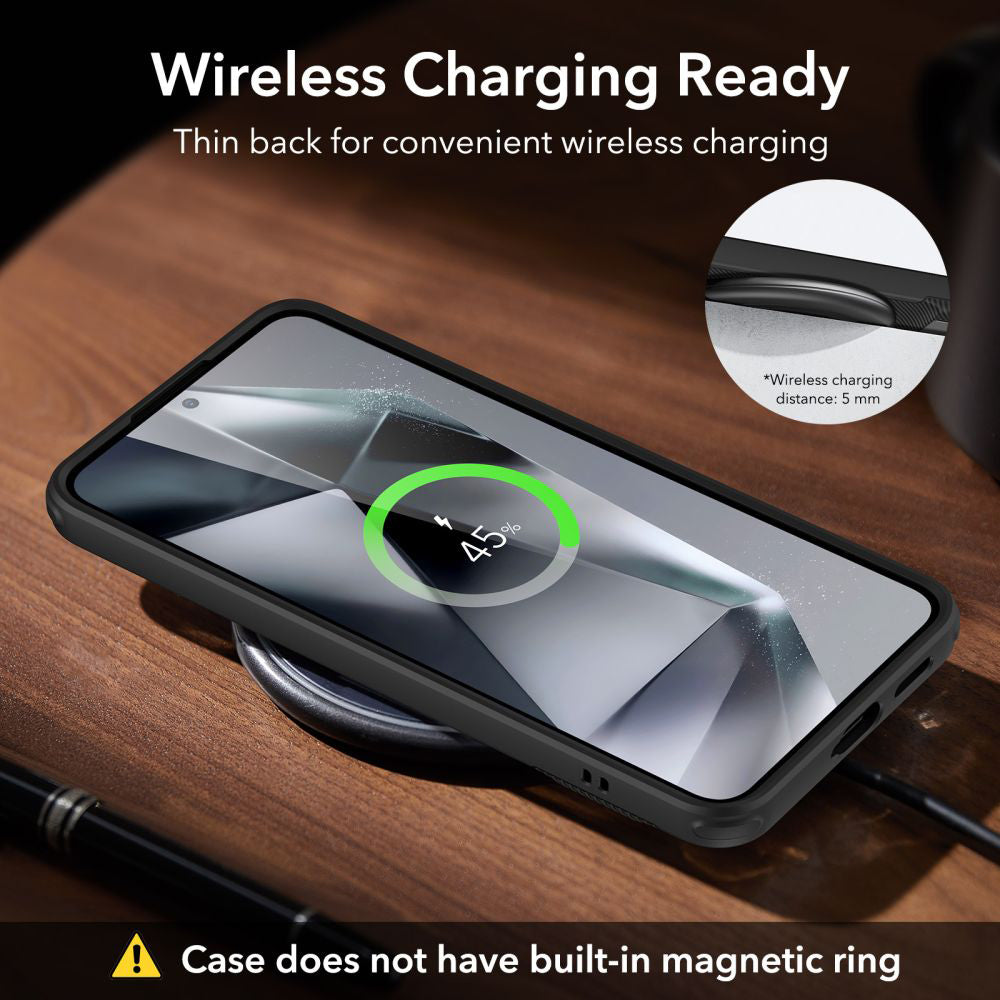 Pouzdro pro Samsung Galaxy S24+ S926, ESR, Air Shield Boost Kickstand, Černá