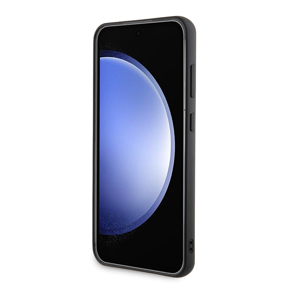 Pouzdro pro Samsung Galaxy S24+ S926, Karl Lagerfeld, 3D Rubber Ikonik Karl, Černá