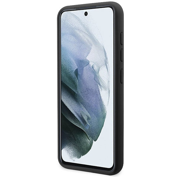 Pouzdro pro Samsung Galaxy S24+ S926, Karl Lagerfeld, Silicone Choupette, Černá