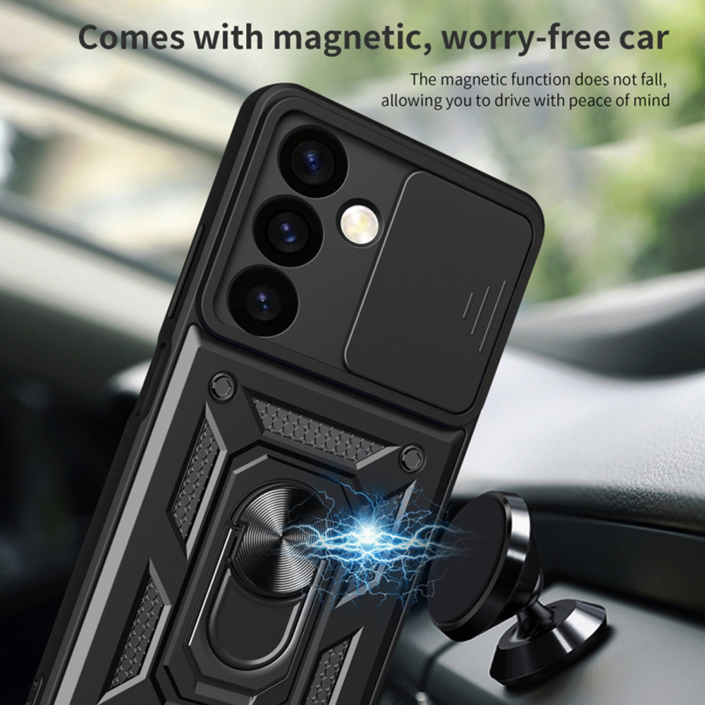 Pouzdro pro Samsung Galaxy S24+ S926, Techsuit, CamShield, Černé