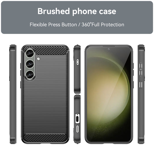 Pouzdro pro Samsung Galaxy S24+ S926, Techsuit, Carbon, Černé