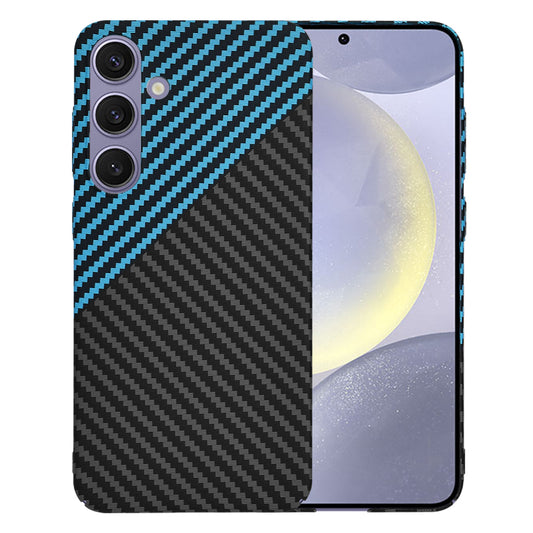 Pouzdro pro Samsung Galaxy S24+ S926, Techsuit, Carbonite FiberShell, Černá Bleu