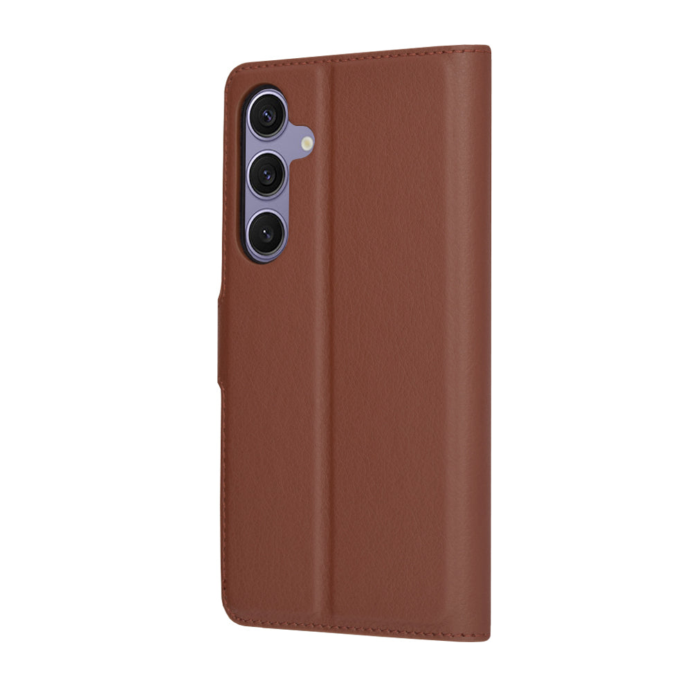 Pouzdro pro Samsung Galaxy S24+ S926, Techsuit, kožené folio, hnědé