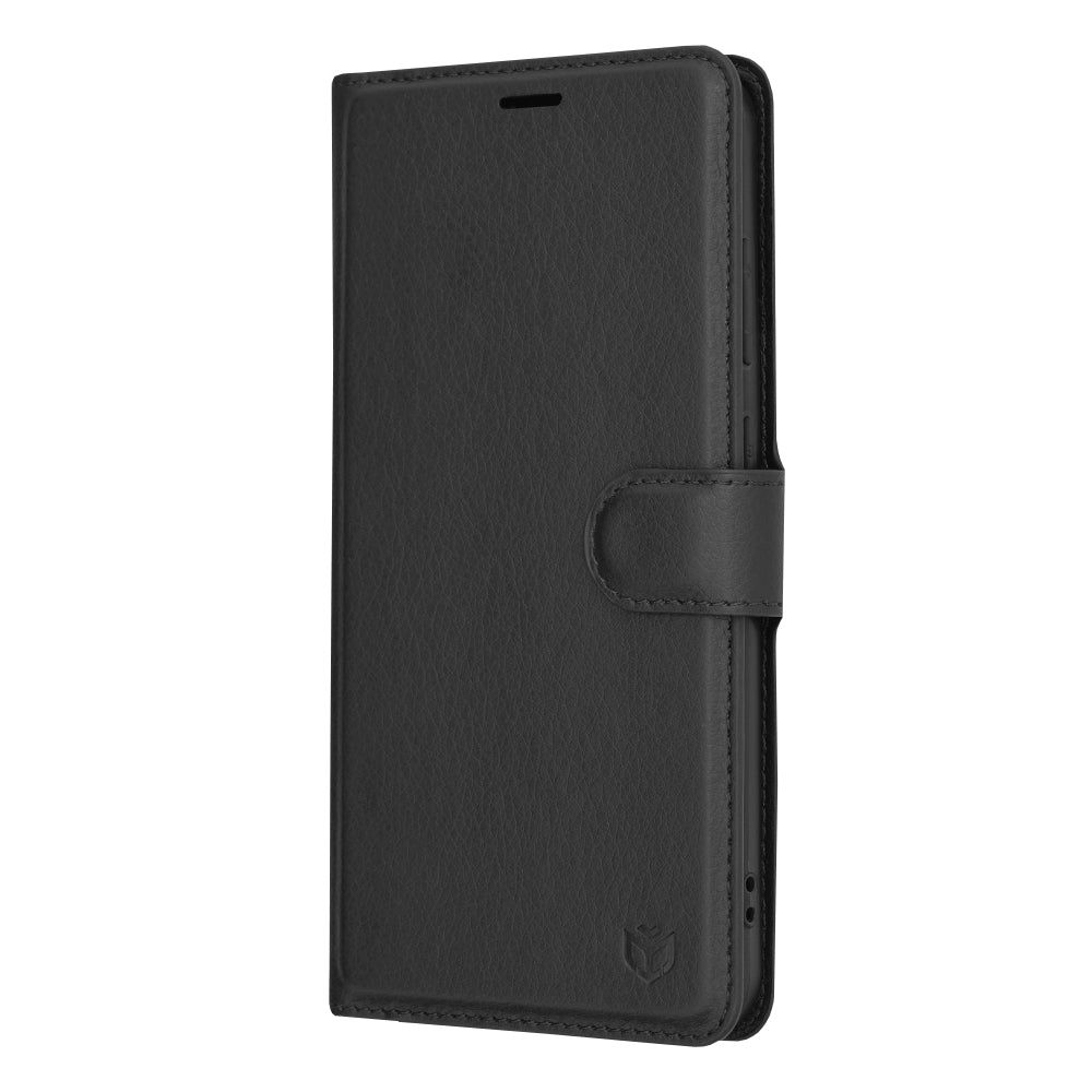 Pouzdro pro Samsung Galaxy S24+ S926, Techsuit, kožené folio, černé