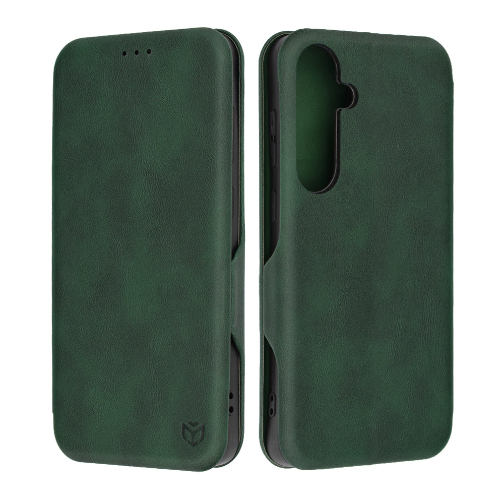Pouzdro pro Samsung Galaxy S24+ S926, Techsuit, Safe Wallet Plus, Zelené