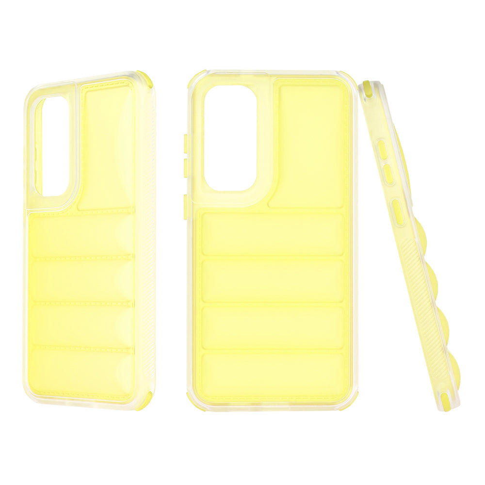 Pouzdro pro Samsung Galaxy S24+ S926, Techsuit, Wave Shield, Žluté