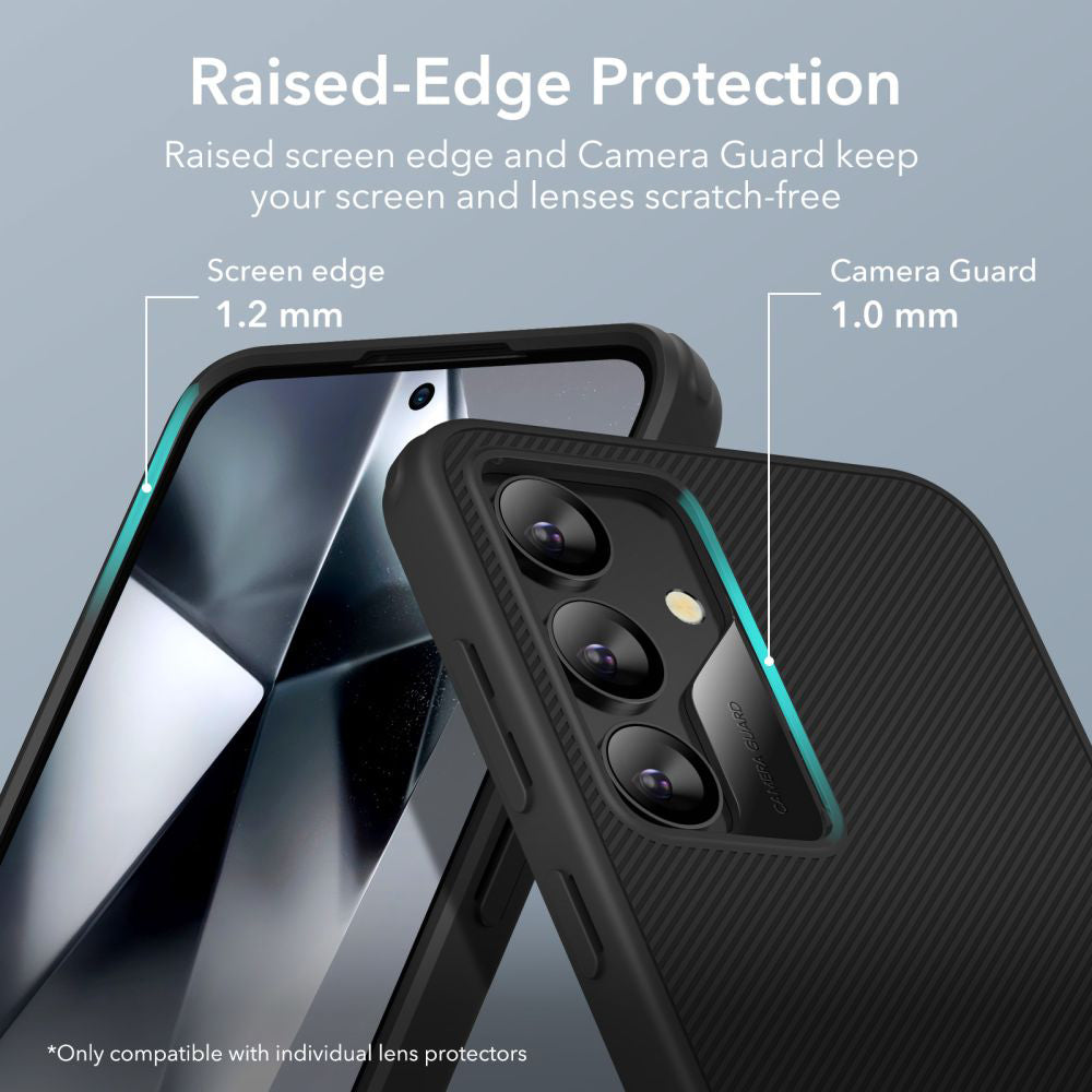 Pouzdro pro Samsung Galaxy S24 S921, ESR, Air Shield Boost Kickstand, Černá
