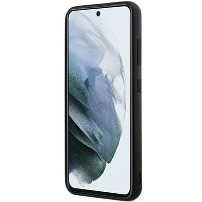 Pouzdro pro Samsung Galaxy S24 S921, Karl Lagerfeld, 3D Rubber Glitter Logo, Černá