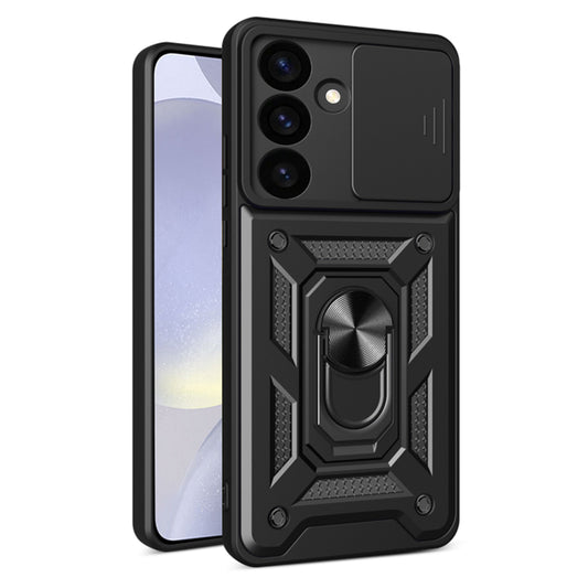 Pouzdro pro Samsung Galaxy S24 S921, Techsuit, CamShield, Černé