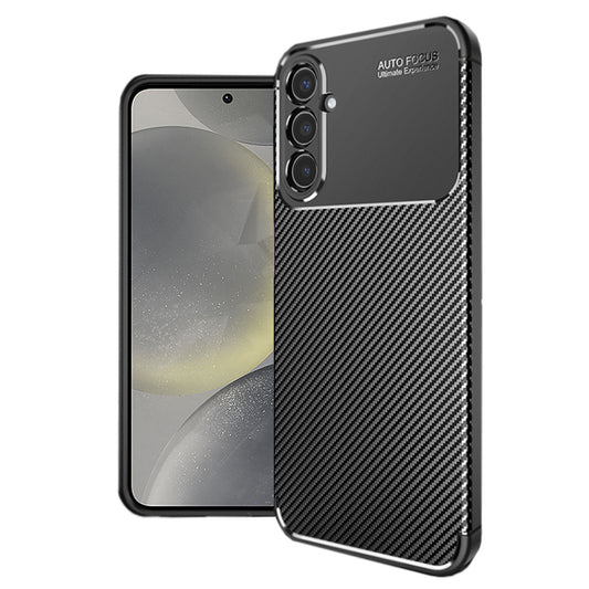 Pouzdro pro Samsung Galaxy S24 S921, Techsuit, CarbonFiber, Černé