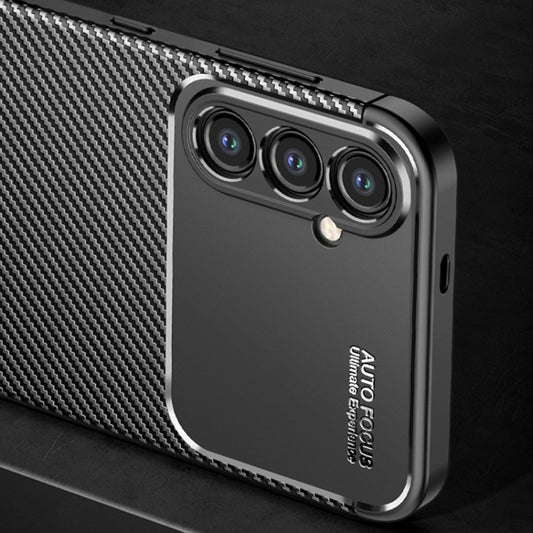 Pouzdro pro Samsung Galaxy S24 S921, Techsuit, CarbonFiber, Černé