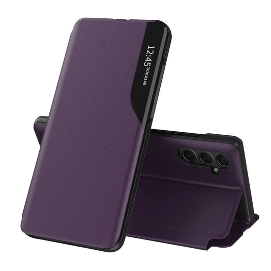 Pouzdro pro Samsung Galaxy S24 S921, Techsuit, eFold, fialové
