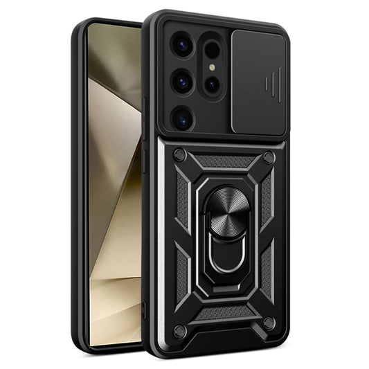 Pouzdro pro Samsung Galaxy S24 Ultra S928, Techsuit, CamShield, Černé
