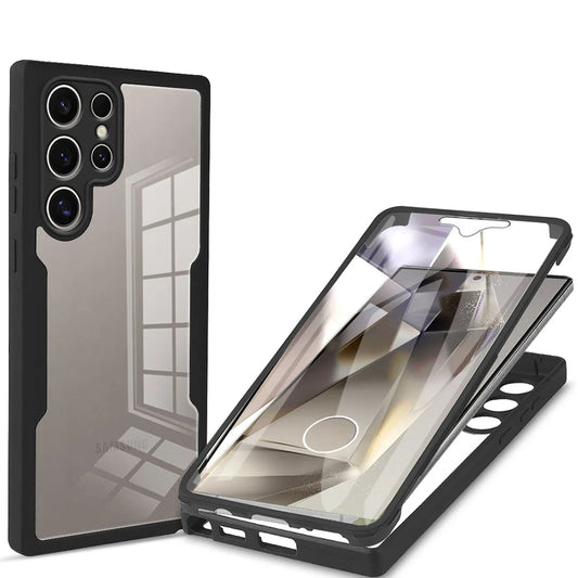 Pouzdro pro Samsung Galaxy S24 Ultra S928, Techsuit, ColorVerse 360, Černé