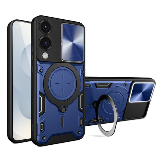 Pouzdro pro Samsung Galaxy S25 Edge S937, Techsuit, CamGuard Pro, Modré