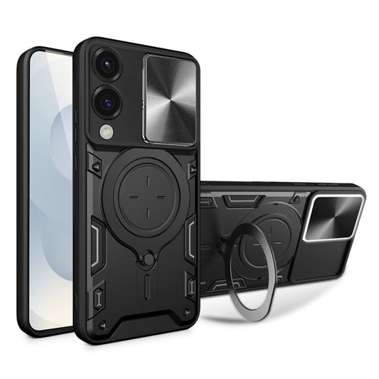 Pouzdro pro Samsung Galaxy S25 Edge S937, Techsuit, CamGuard Pro, Černé