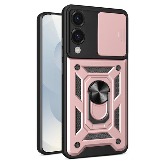 Pouzdro pro Samsung Galaxy S25 Edge S937, Techsuit, CamShield, Růžové
