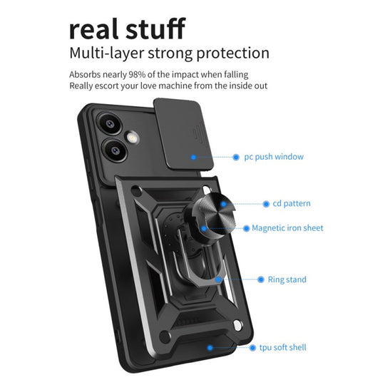 Pouzdro pro Samsung Galaxy S25 Edge S937, Techsuit, CamShield, Růžové