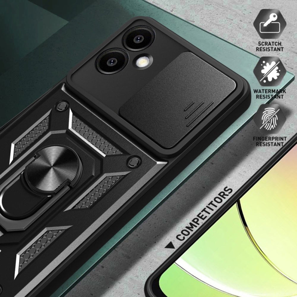 Pouzdro pro Samsung Galaxy S25 Edge S937, Techsuit, CamShield, Zelené