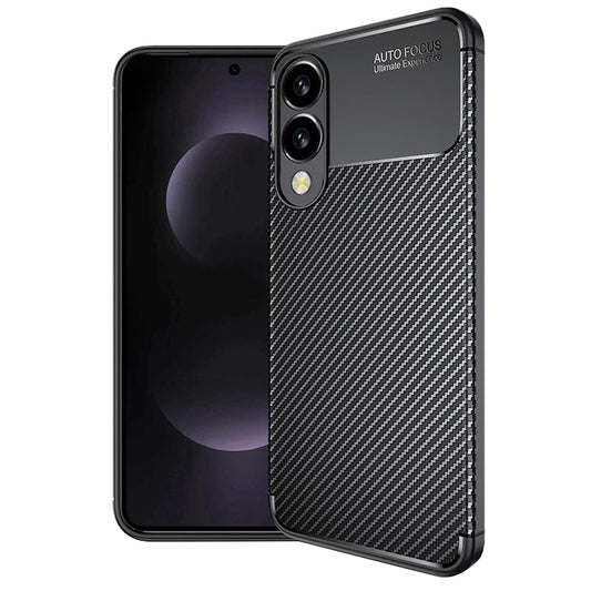 Pouzdro pro Samsung Galaxy S25 Edge S937, Techsuit, CarbonFiber, Černé