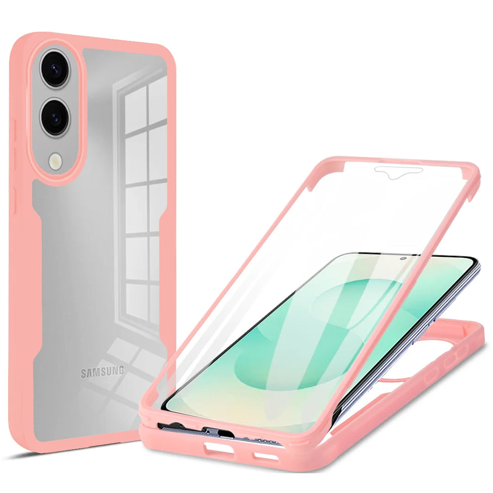 Pouzdro pro Samsung Galaxy S25 Edge S937, Techsuit, ColorVerse 360, Růžové