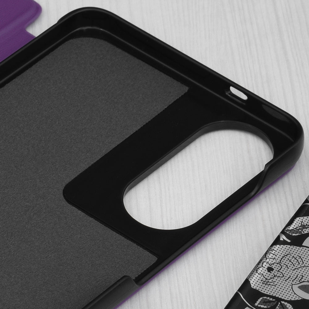 Pouzdro pro Samsung Galaxy S25 Edge S937, Techsuit, eFold, Fialové