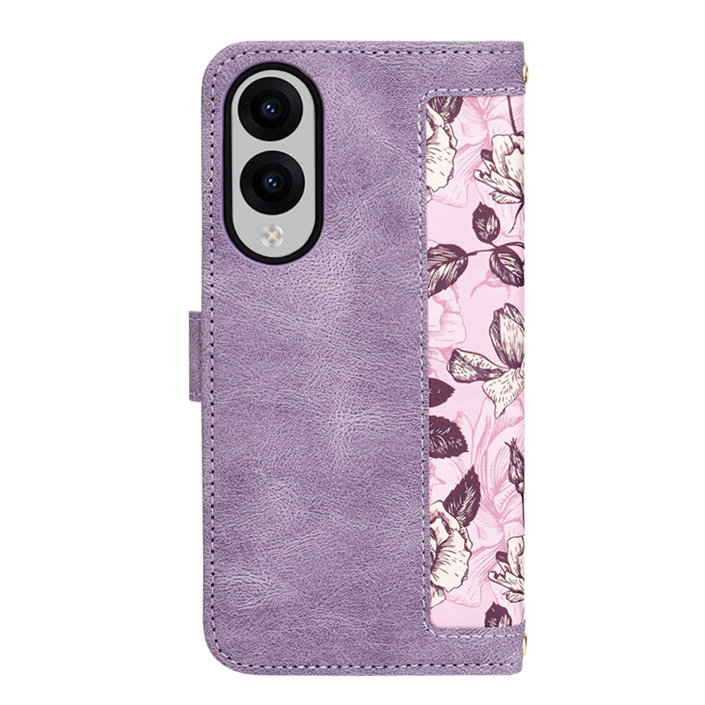 Pouzdro pro Samsung Galaxy S25 Edge S937, Techsuit, FlipCraft, Fialová