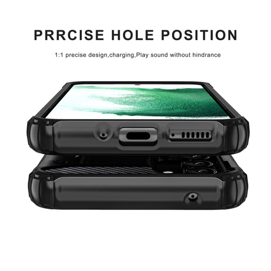 Pouzdro pro Samsung Galaxy S25 Edge S937, Techsuit, Hybrid Armor, černé