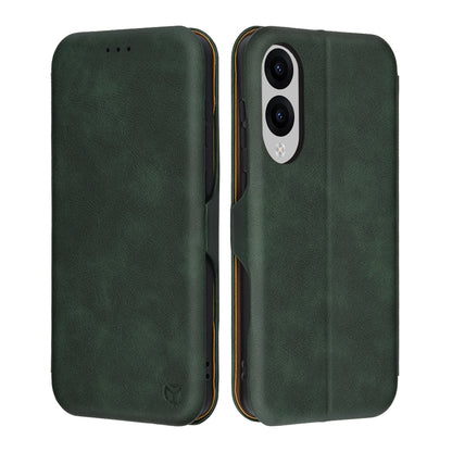 Pouzdro pro Samsung Galaxy S25 Edge S937, Techsuit, Safe Wallet Plus, Zelené