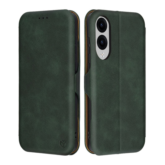 Pouzdro pro Samsung Galaxy S25 Edge S937, Techsuit, Safe Wallet Plus, Zelené