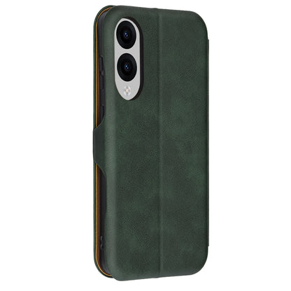 Pouzdro pro Samsung Galaxy S25 Edge S937, Techsuit, Safe Wallet Plus, Zelené